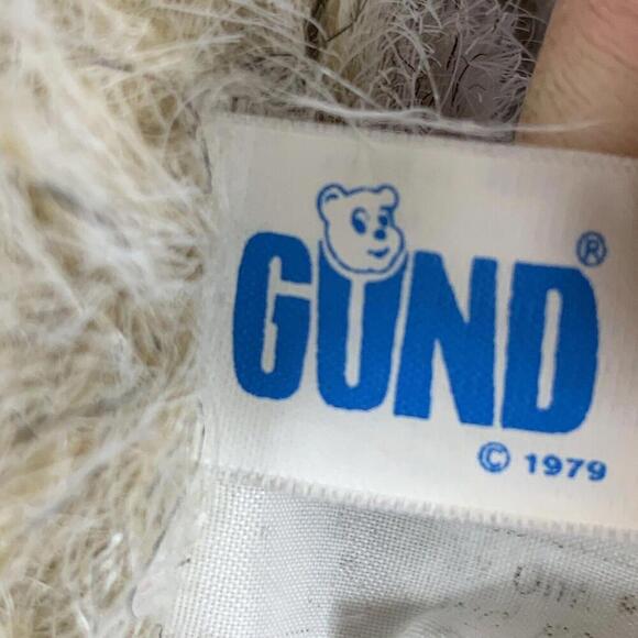 Vintage 1979 GUND Dimples Puppy Dog Ear Flowers Plush Stuffed Animal Toy 12" - Picture 7 of 10